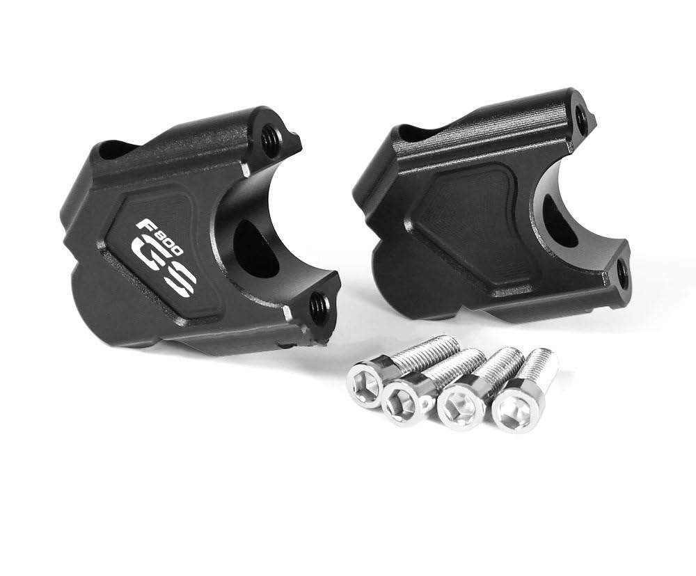 Motorrad-Lenkererhöhungen Motorrad Lenker Riser Drag Griff Bar Clamp Verlängern Adapter Für F800GT F 800 GT 2012- F800GS F 800 GS Adv 2007-2017(2) von OJAMWXZU