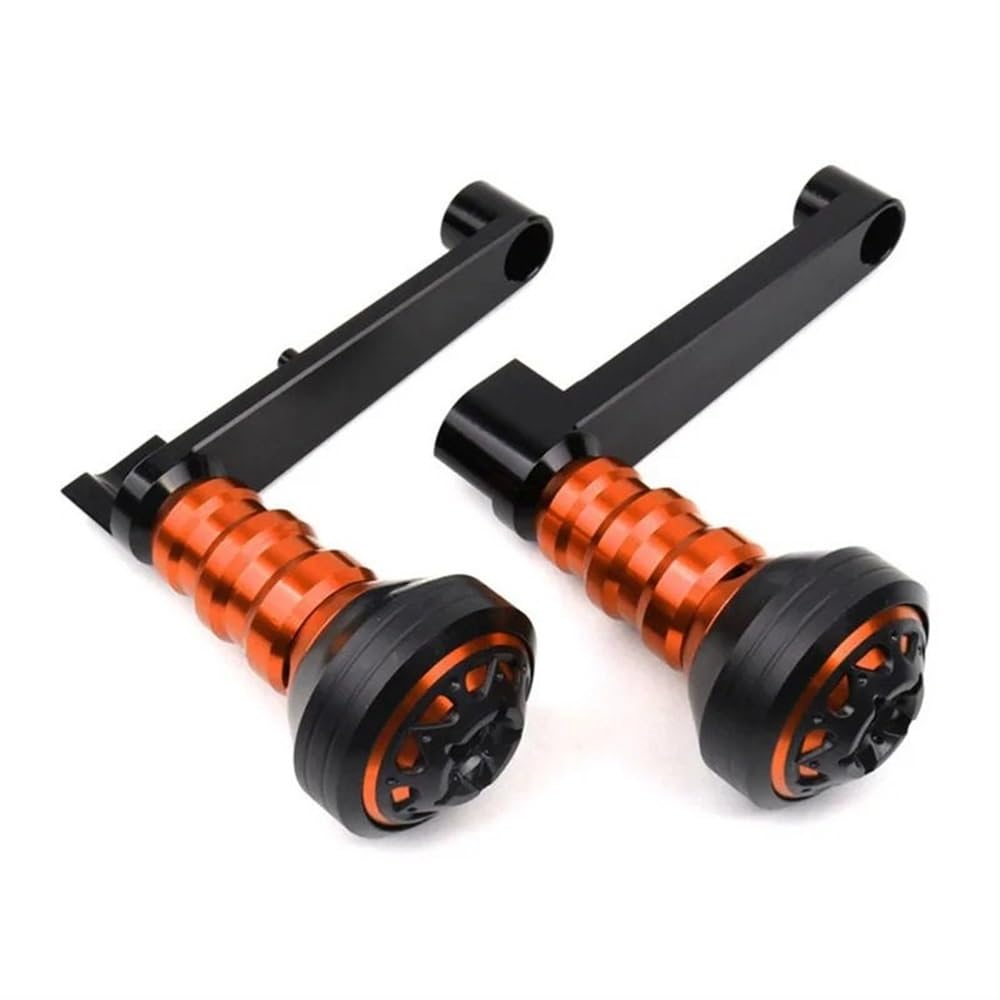 OJAMWXZU Anti-Crash Rahmen Sliders Für H&ONDA CBR1000RR 2009-2011 Motorrad Fallen Rahmen Slider Verkleidung Schutz Anti Crash Pad Protector(B-Orange) von OJAMWXZU