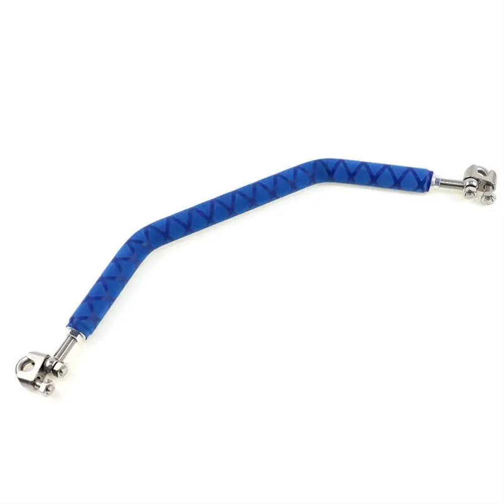 OJAMWXZU Motorrad Balance Lenker Motorrad Armlehne Balance Bar Multifunktionale Aluminiumlegierung Lenker Querstange Hebel Modifizierte Teile(Blue) von OJAMWXZU