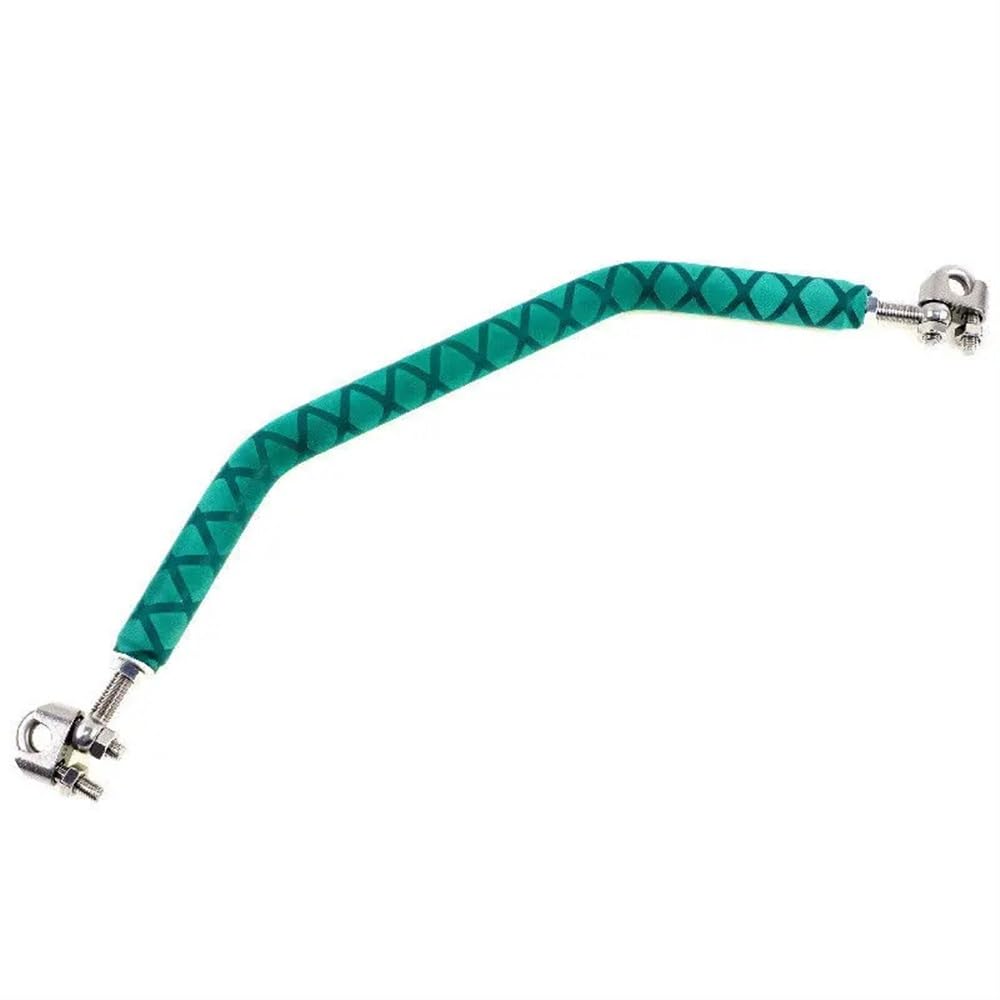 OJAMWXZU Motorrad Balance Lenker Motorrad Armlehne Balance Bar Multifunktionale Aluminiumlegierung Lenker Querstange Hebel Modifizierte Teile(Green) von OJAMWXZU