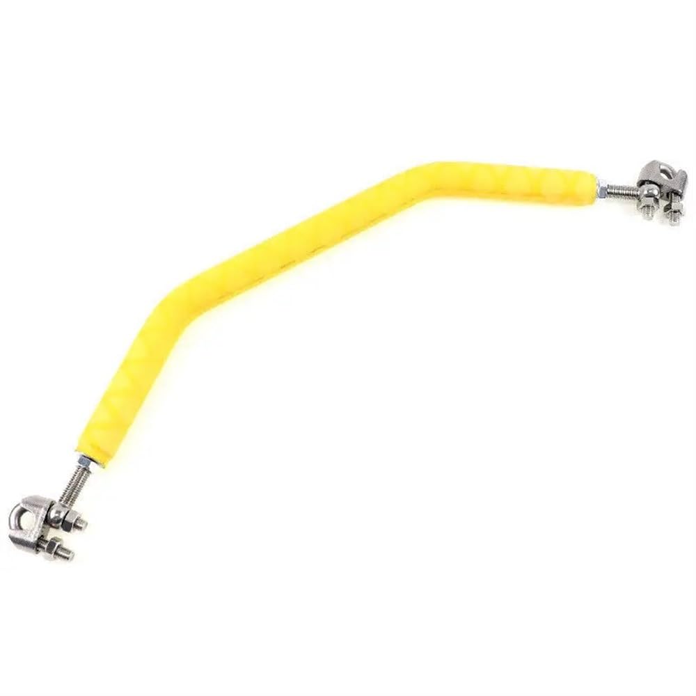 OJAMWXZU Motorrad Balance Lenker Motorrad Armlehne Balance Bar Multifunktionale Aluminiumlegierung Lenker Querstange Hebel Modifizierte Teile(Yellow) von OJAMWXZU