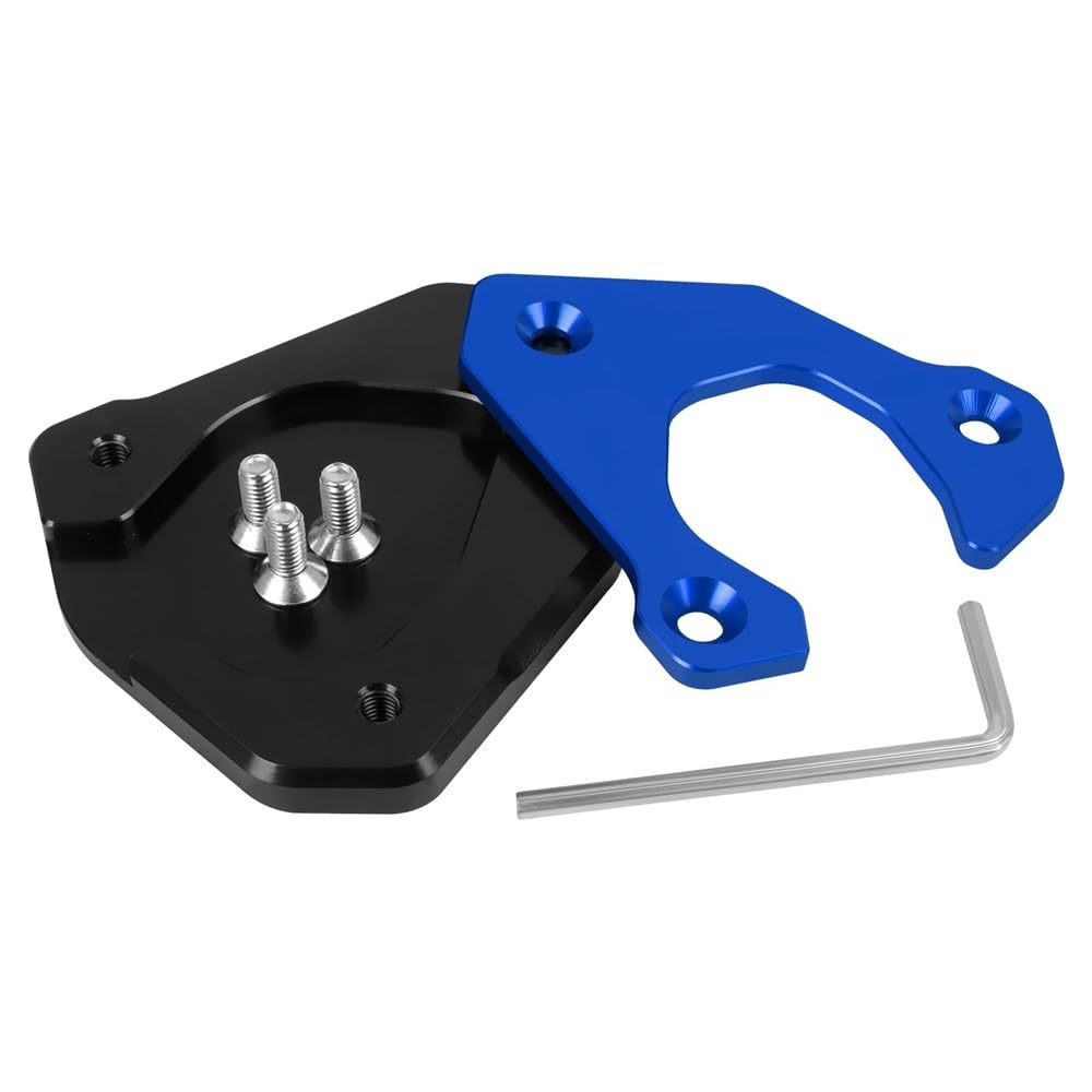 OJAMWXZU Motorrad-Seitenständerpolster Motorrad Kickstand Verlängerung Pad Fuß Seite Stehen Verlängerung Platte Für B&MW G310GS G310R G310 RG 310 GS G 310R 2022 2023(9) von OJAMWXZU