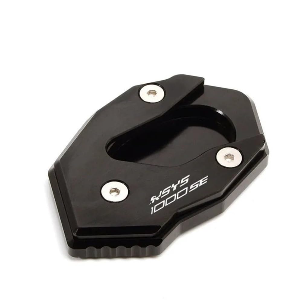 OJAMWXZU Motorrad-Ständerplatte Für Ka&wa&saki VERSYS1000 SE Versys 1000SE 2019-2022 Motorrad Kickstand Fuß Seite Stehen Verlängerung Pad Unterstützung Platte(Black) von OJAMWXZU