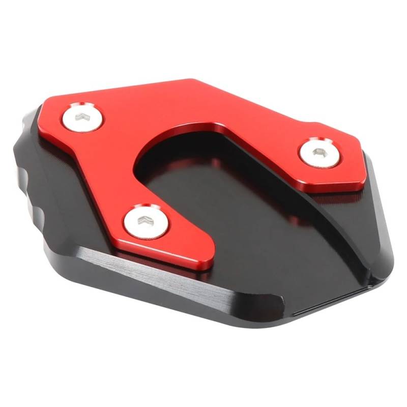 OJAMWXZU Motorrad-Ständerplatte Für Y&AMAHA FJR 1300 2001-2019 2018 2017 2016 2015 Motorrad FJR1300 Kickstand Fuß Seitenständer Verlängerung Pad Stützplatte(Red) von OJAMWXZU