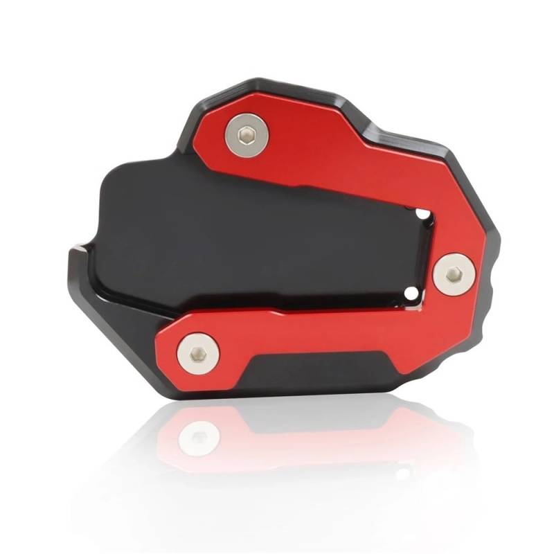 OJAMWXZU Motorrad-Ständerplatte Fußseitenständer Kickstand Extension Pad Stützplatte Für D&UCATI Multistrada 950 1100 1200GT 1260 1200/Enduro/Enduro Peak 1200S(Red) von OJAMWXZU