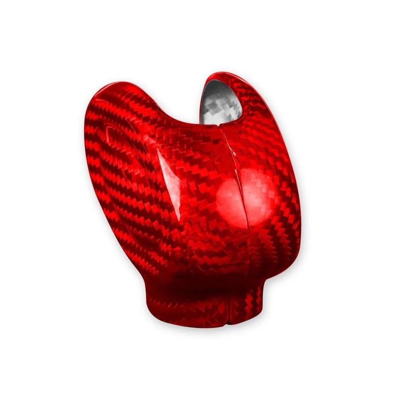 Aufkleber Für Auto Verkleidung Carbon Faser Für Mini Cooper F54 F55 F56 F57 F60 Zubehör Innenausstattung Auto Schaltknauf Abdeckung(Rood) von OJNHSFVPO