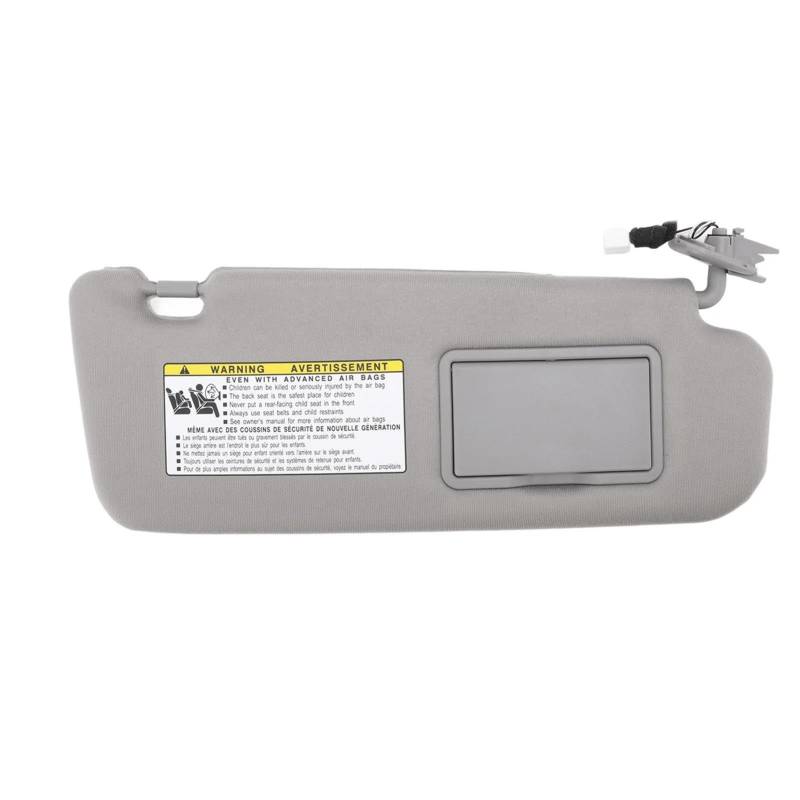 Auto Sonnenschutz Visier Auto Innen Sonnenblende Mit Make-up Spiegel 852013K010QD Ersatz Für Hyundai Sonata 2006 2007 2008(Gray,Right) von OJNHSFVPO