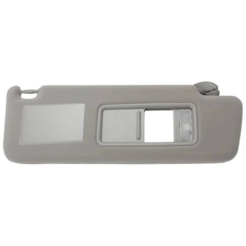 Auto Sonnenschutz Visier Sonnenblende Fahrer Beifahrerseite Sonnenblende Mit Lampe Für Für Toyota Land Cruiser J12 2002-2009 Für Prado LC120 2003-2009(Gray,Right) von OJNHSFVPO