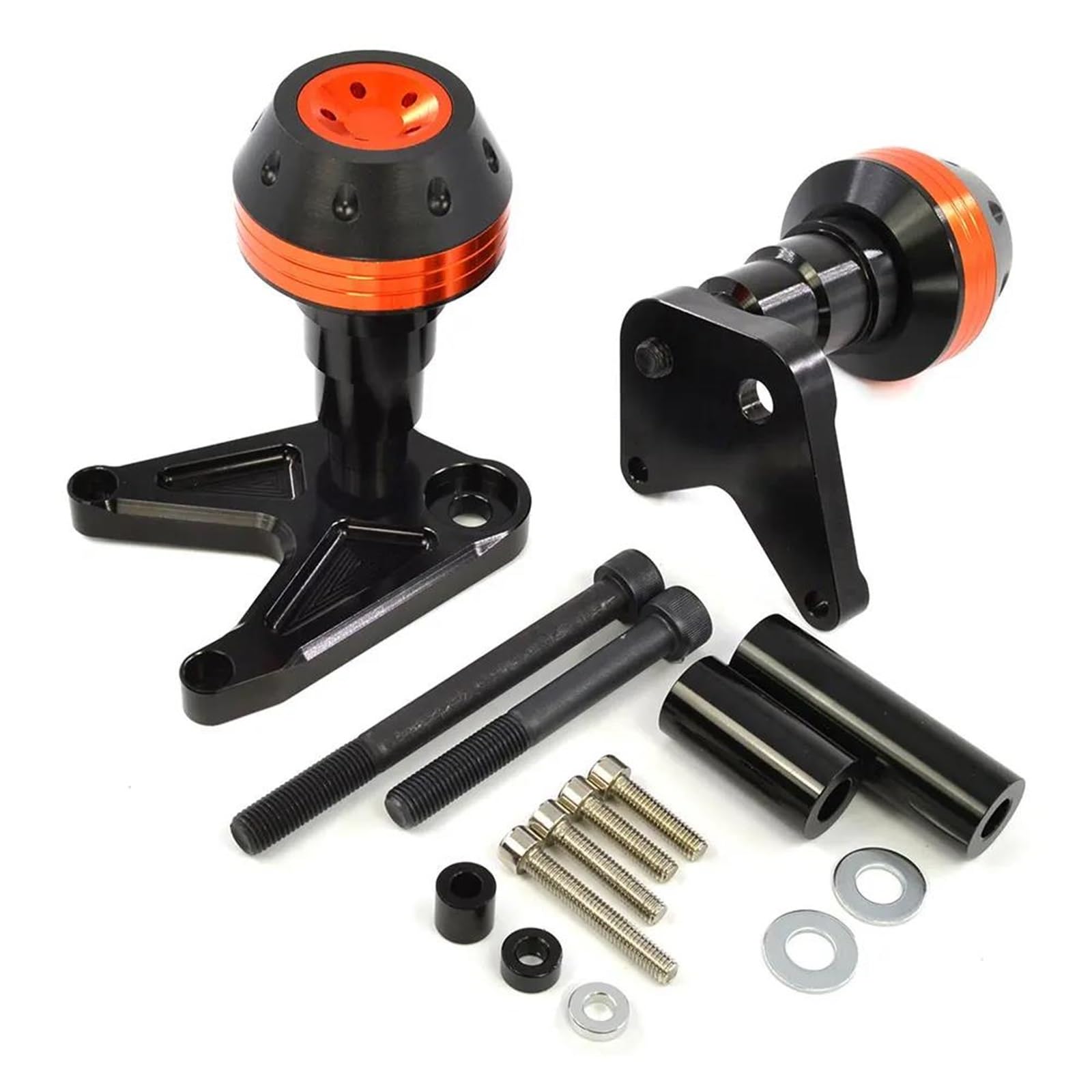 Motorrad Zubehör Für CB650F CB 650F CB 650 F 2013 2014 Motorrad Fallende Schutz Crash Protector Rahmen Slider Reparatur Refit Teile(Orange) von OJNHSFVPO