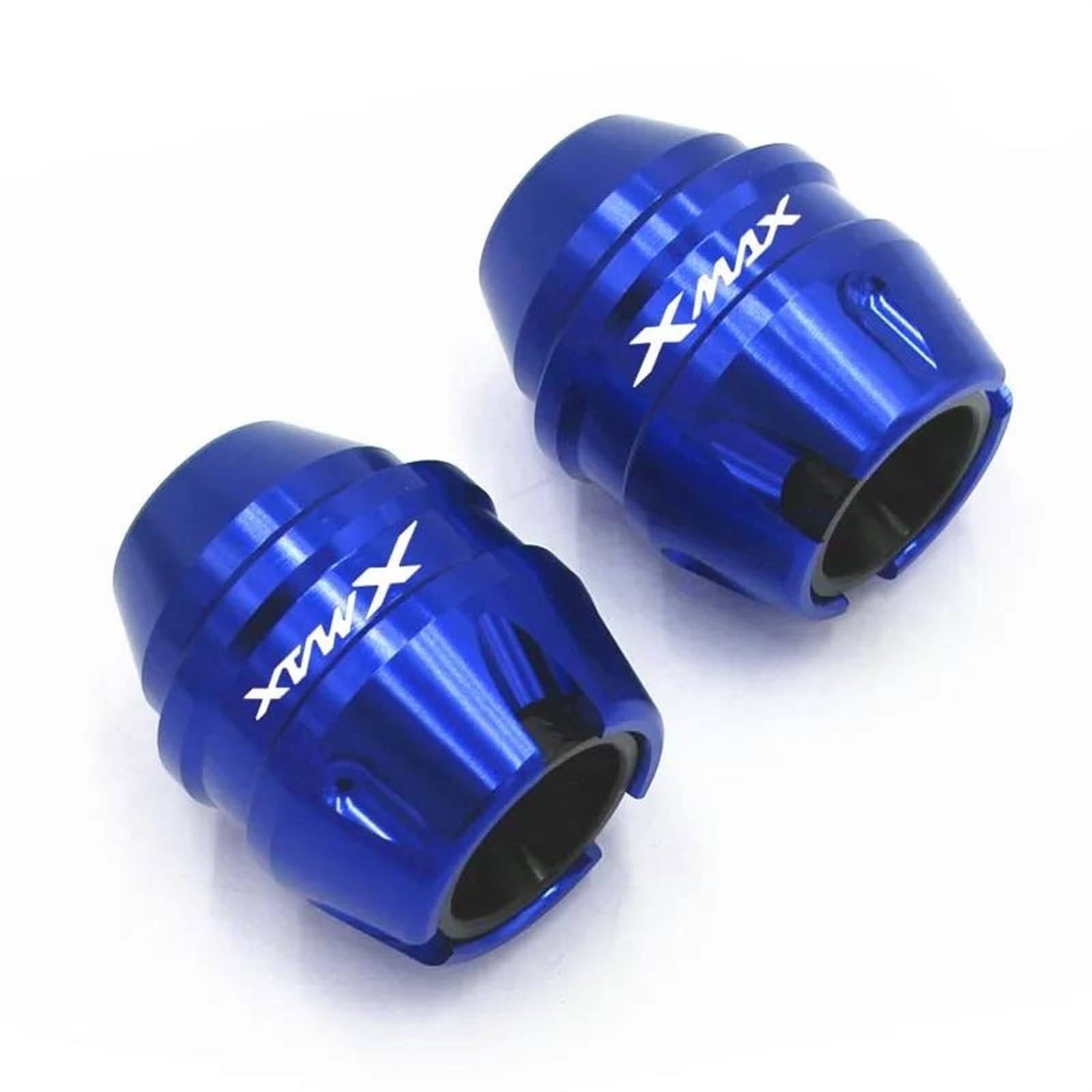 Motorrad Zubehör Für Yama-ha XMAX300 Für XMAX 300 Vorne Hinten Gabel Rad Fall Schalldämpfer Rohr Rahmen Schutz Rahmen Slider Anti Crash Protector(Blue,Front) von OJNHSFVPO