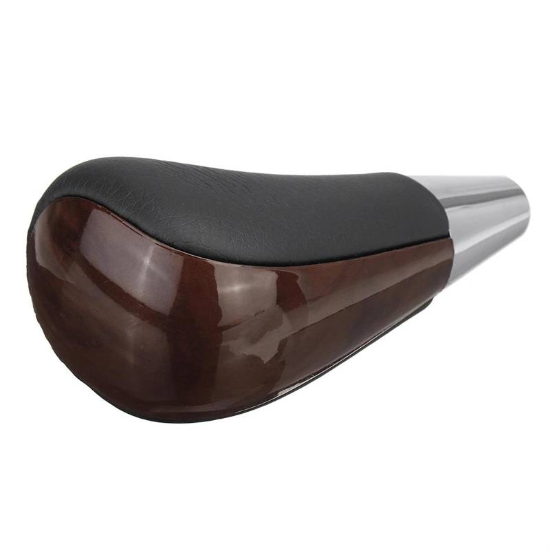 Schaltknauf griff Automatische Schaltknauf PU Leder Shifter Hebel Stick Innen Zubehör Für Toyota Corolla Für Camry Für Yaris Für Rav4(Brown,Without hole) von OJNHSFVPO