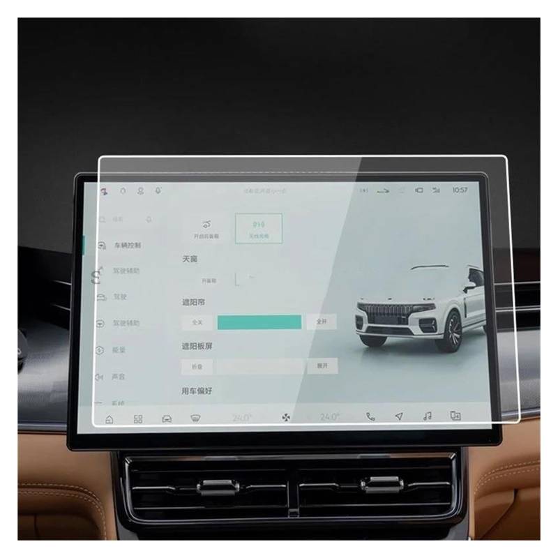 Auto Navi Folie Für Lynk&Co Für 09EM-P 2024 15,4-Zoll-LCD-Auto-GPS-Navigations-Touchscreen, Kratzfeste Displayschutzfolie Aus Gehärtetem Glas Auto Displayschutzfolie von OJTEMHBH