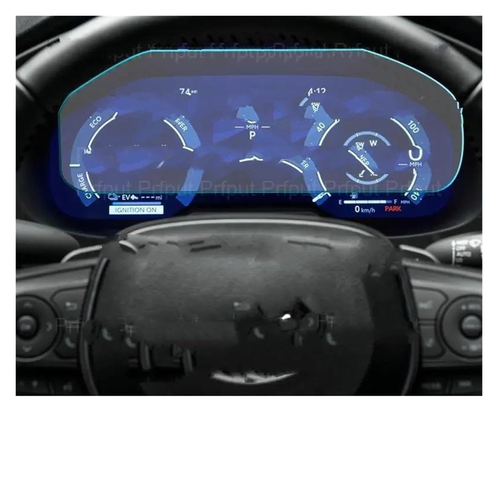 Auto Navi Folie Für Toyota Für RAV4 50 Serie 2022-2023 Auto Instrument Dashboard Panel Display-schutzfolie Gehärtetes Glas Screen Protector Film Auto Displayschutzfolie von OJTEMHBH