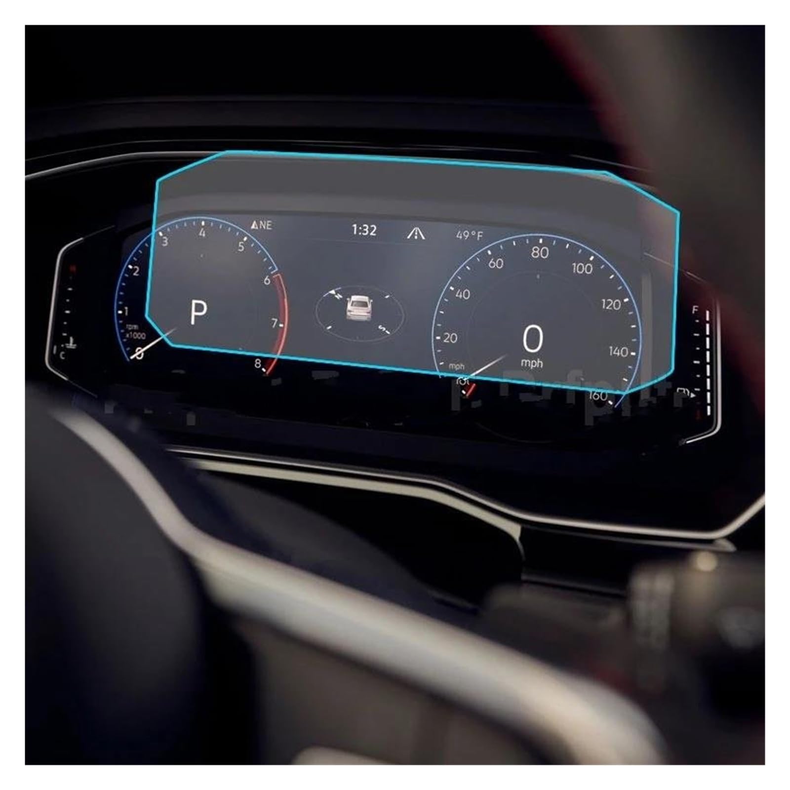 Auto Navi Folie Für VW Für Jetta SEL 2019 2020 2021 Dashboard Auto Navigtion Gehärtetem Glas LCD Screen Schutz Film Aufkleber Schutz Auto Displayschutzfolie(for Instrument) von OJTEMHBH