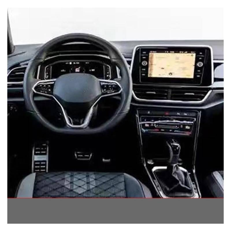 Auto Navi Folie Für VW Für T-ROC 2022 8 Zoll 9,2 Zoll Auto GPS Navigation Display-schutzfolie Aufkleber Gehärtetes Glas Screen Protector Auto Displayschutzfolie(GPS 8 inch) von OJTEMHBH