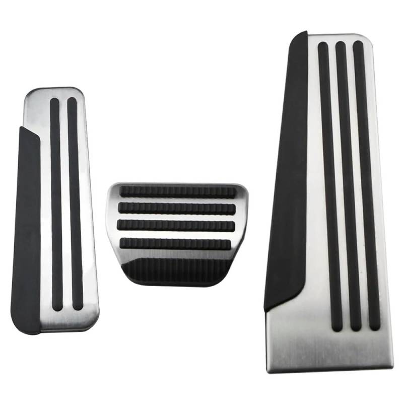 Auto Pedal Pad Kit Auto Pedale Für Infiniti G37 G 37 2008-2021 Auto Rest Pedal Aufkleber Gas Bremspedal Schutz Pads Abdeckung Zubehör Pedalbelag Gummi(at 3pieces with Rest) von OJTEMHBH