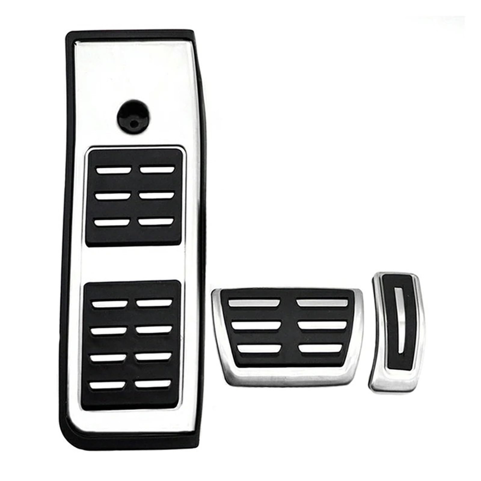 Auto Pedal Pad Kit Für A4 Für B8 Für B9 Für A6 Für C7 Für C8 Für Q5 2009-2024 at MT Auto Pedale Edelstahl Gaspedal Bremspedal Abdeckung Pads Pedalbelag Gummi(C) von OJTEMHBH