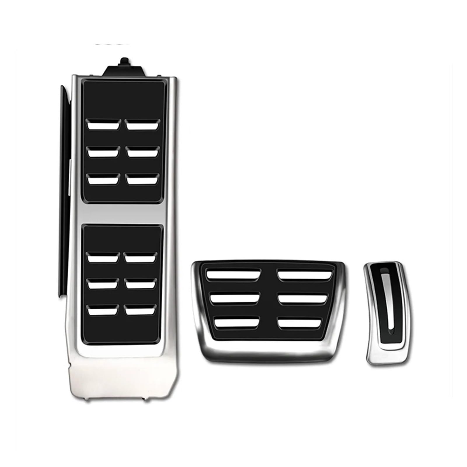 Auto Pedal Pad Kit Für A4 Für B8 Für B9 Für A6 Für C7 Für C8 Für Q5 2009-2024 at MT Auto Pedale Edelstahl Gaspedal Bremspedal Abdeckung Pads Pedalbelag Gummi(D) von OJTEMHBH