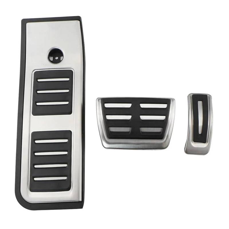 Auto Pedal Pad Kit Für A7 4K8 2019 2020 2021 2022 Auto Fußpedale Schutz Abdeckung Gas Beschleuniger Bremse rutschfeste Edelstahl Pedale Pads Pedalbelag Gummi(3 pcs) von OJTEMHBH