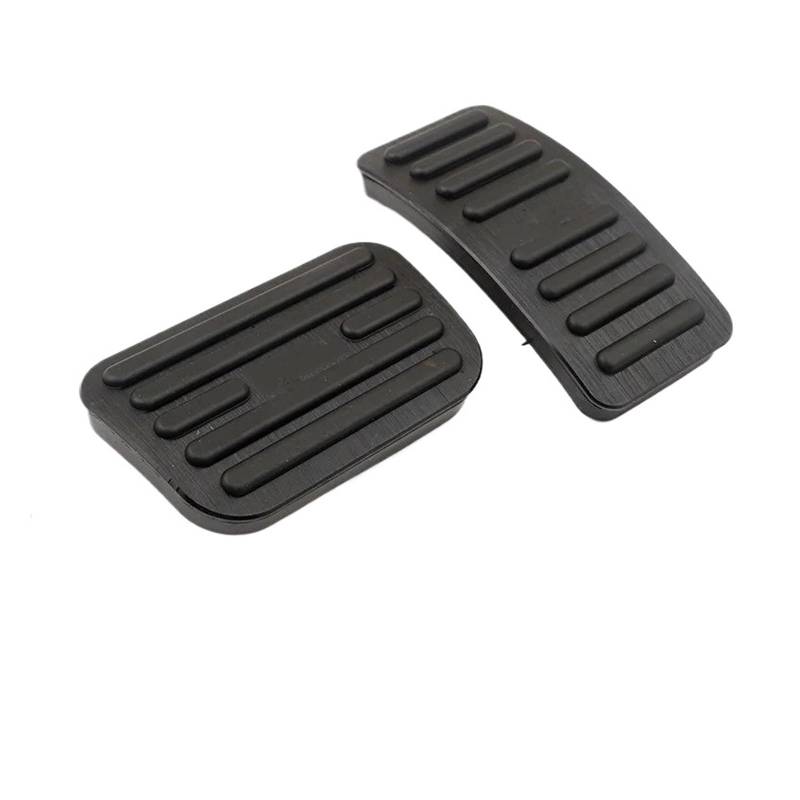 Auto Pedal Pad Kit Für BYD Song Pro II 2019 2020 2021 2022 Auto Fußpedal Gaspedal Bremse Restfoot Edelstahl rutschfeste Pedal Zubehör Pedalbelag Gummi(2 pcsA) von OJTEMHBH