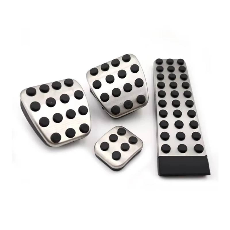 Auto Pedal Pad Kit Für Benz S Klasse W221 2006~2012 Zubehör Auto Fuß Pedal Kraftstoff Bremse Nicht-Slip Legierung Pads Abdeckung Kraftstoff Qualität Accelerator Pedalbelag Gummi(4 Pcs) von OJTEMHBH