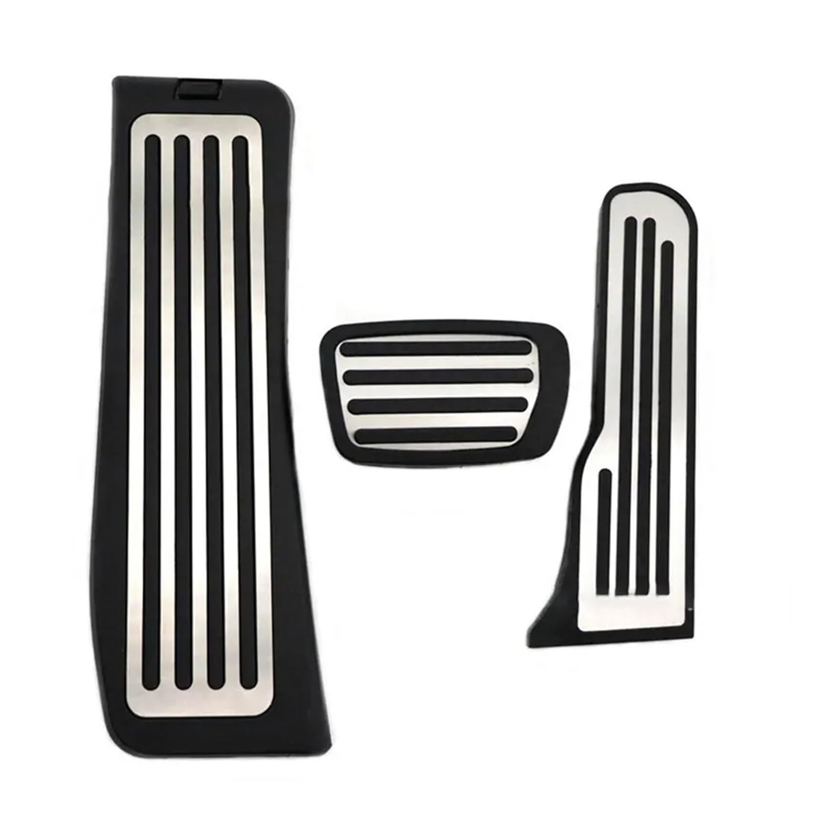 Auto Pedal Pad Kit Für Cadillac Für ATS Für ATS-L 2013~2019 Auto Fußpedale Gas Beschleuniger Bremse Edelstahl rutschfest Kein Bohren Pedal Abdeckung Pad Pedalbelag Gummi(3 Pcs) von OJTEMHBH