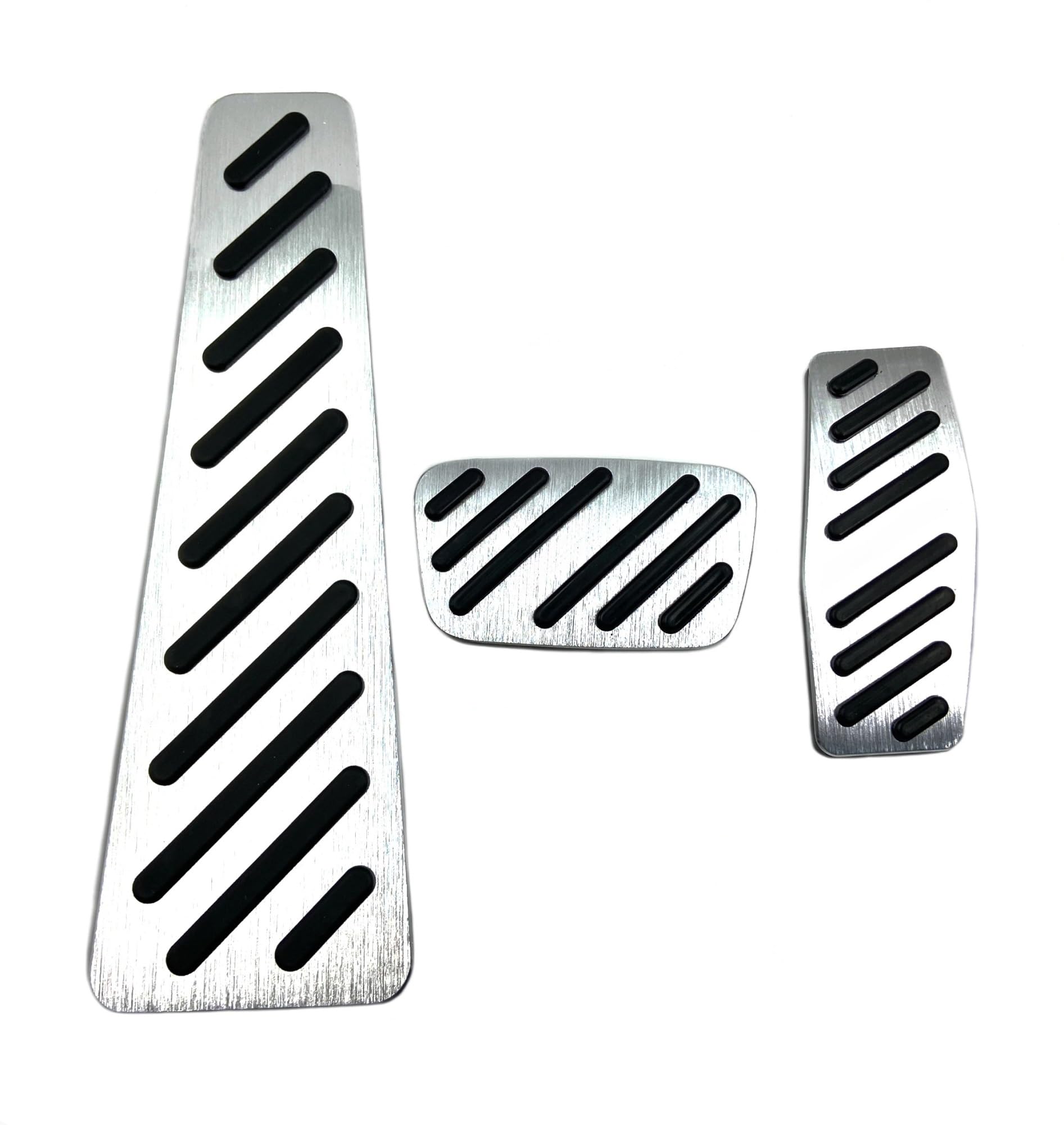 Auto Pedal Pad Kit Für Cadillac Für Lyriq 2022 2023 Auto Fuß Pedale Gas Beschleuniger Bremse Edelstahl Nicht-Slip Kein Bohren Pedal Pads Auto-Styling Pedalbelag Gummi(3pcs) von OJTEMHBH