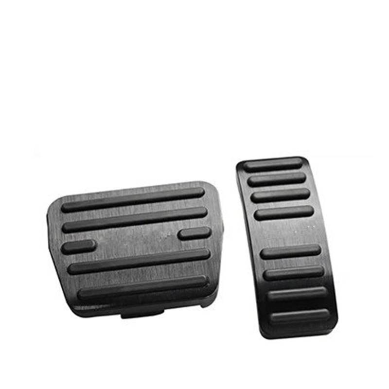 Auto Pedal Pad Kit Für Chery Tiggo 7 Pro Plus 2016-2021 2022 2023 Aluminium Auto Kraftstoff Beschleuniger Bremse Kupplung Pedal Abdeckung Non Slip Pads Fall Zubehör Pedalbelag Gummi(at Black) von OJTEMHBH