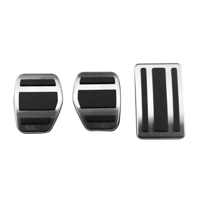 Auto Pedal Pad Kit Für Citroen Für C3 FC FN SC 2003-2016 Auto Fußpedal Beschleuniger Gas Bremse Kupplung Edelstahl Kein Bohren Pedal Pad Auto-Styling Pedalbelag Gummi(3 pcs) von OJTEMHBH