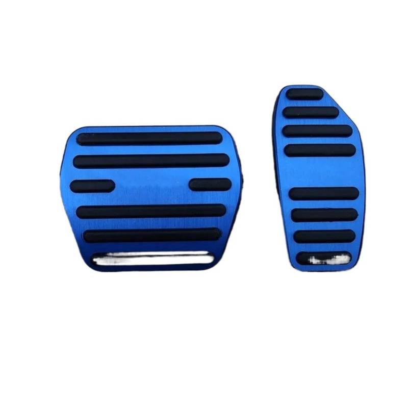 Auto Pedal Pad Kit Für Nissan X-Trail T32 T33 X Trail Xtrail 2014–2019 2020 2021 2022 2023 Pedalbelag Gummi(Blue at 2pcs) von OJTEMHBH