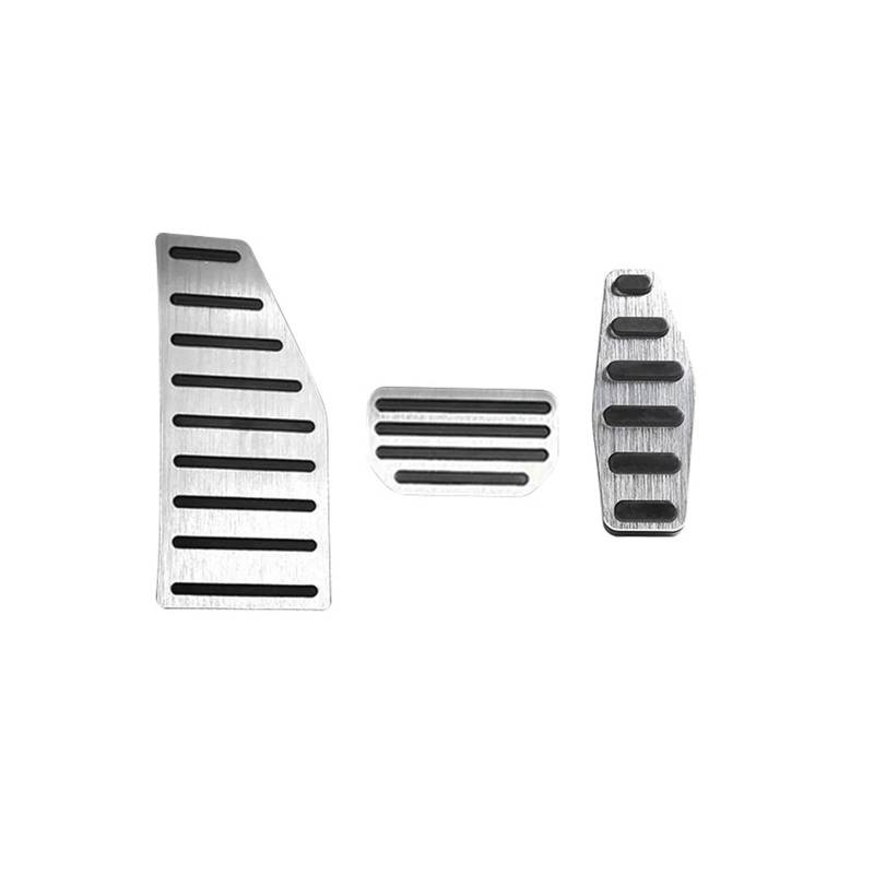 Auto Pedal Pad Kit Für Suzuki Für Jimny Für Sierra JB64 JB74 2019 2020 2021 2022 Auto Fußstütze Pedal Beschleuniger Kraftstoff Bremspedale Abdeckung Anti-Slip Pads Pedalbelag Gummi(AT and Rest Silver) von OJTEMHBH