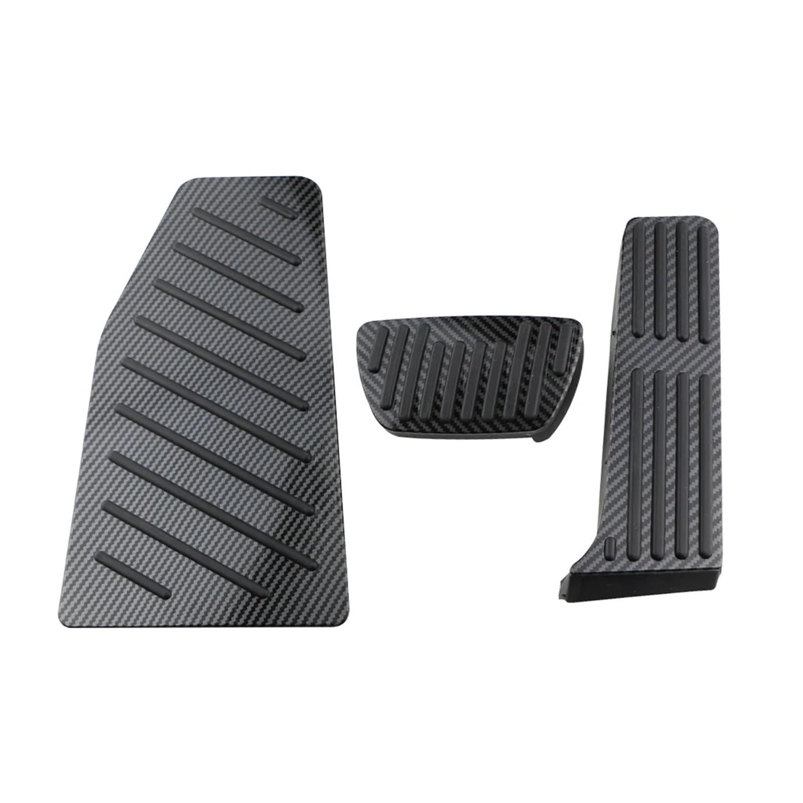 Auto Pedal Pad Kit Für Toyota Für RAV4 2019-2023 Innen Änderung Nicht-Slip Gummi Pedal Abdeckung Auto Gaspedal Fußstütze Platte Zubehör Pedalbelag Gummi(3pcs a Sets) von OJTEMHBH