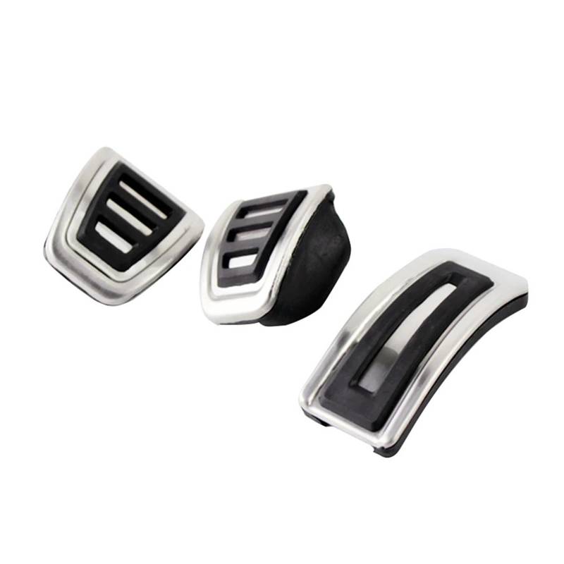 Auto Pedal Pad Kit Für VW Für Golf 7 Für MK7 Für Tiguan L 2015-2018 2019 2020 Auto Pedale Beschleuniger Kraftstoff Bremse Kupplung Pedal Abdeckung Pedalbelag Gummi(MT 3pcs) von OJTEMHBH