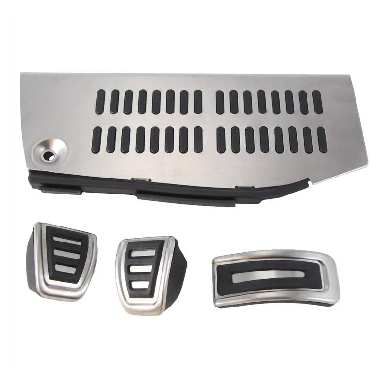 Auto Pedal Pad Kit Für VW Für Polo Für Golf 4 Auto Pedal Abdeckung Kupplung Gaspedal Brems Abdeckung Gas Pedal Fuß Pedal Rest Pedal Pedalbelag Gummi von OJTEMHBH