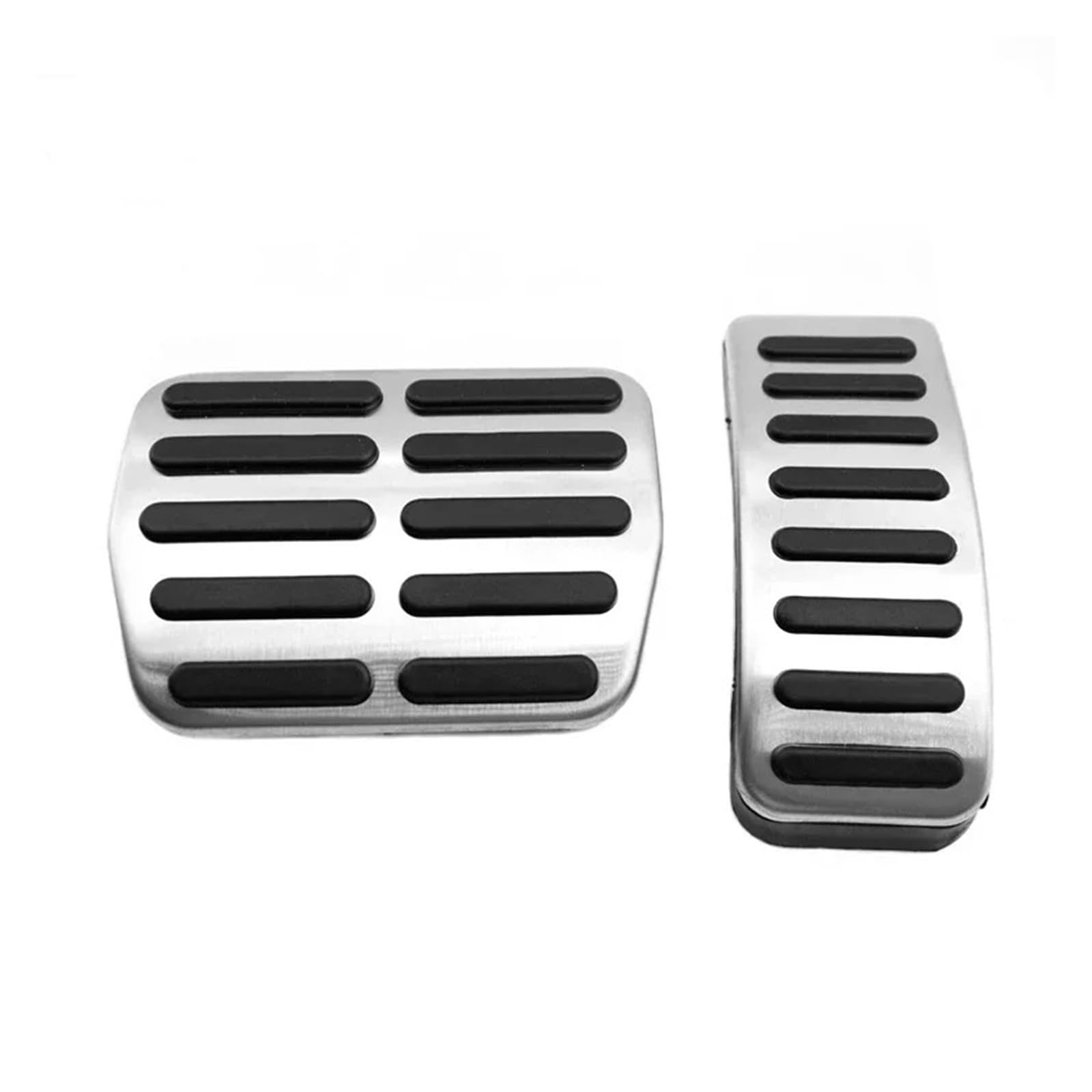 Auto Pedal Pad Kit Für VW New Für Beetle Für Bjalla 1998~2011 Auto Fußpedale Edelstahl Pads Kraftstoffbremse rutschfeste Kein Bohren Legierungsabdeckungen Pedalbelag Gummi(2 pcs) von OJTEMHBH