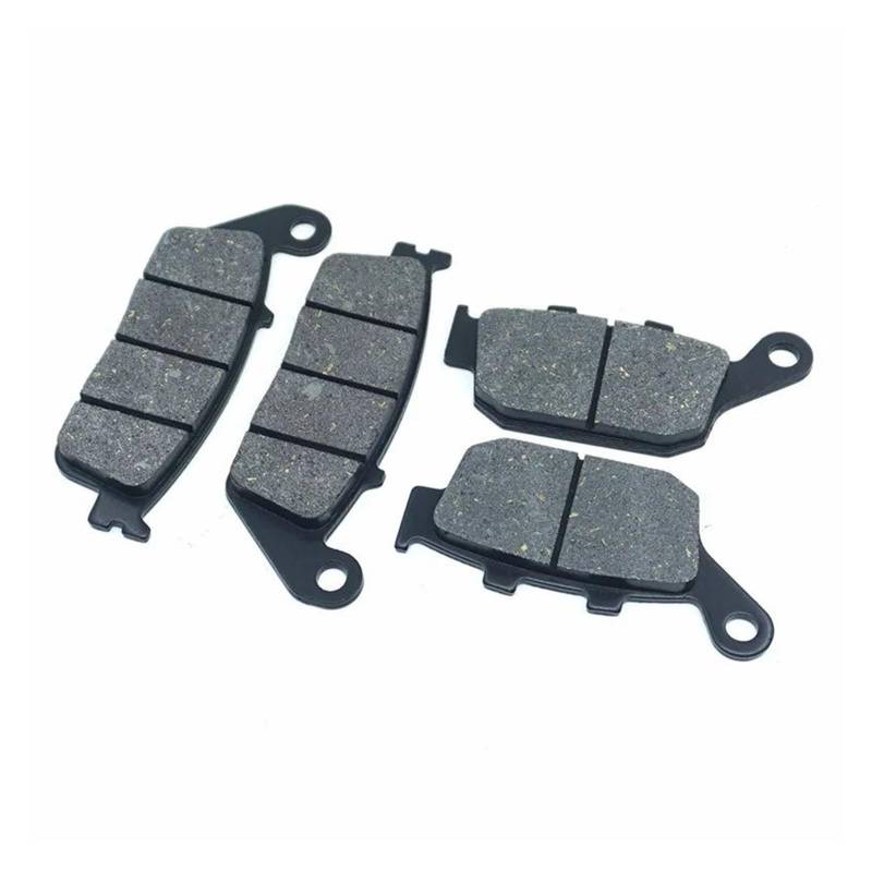 Bremsklötze Motorrad Für NC750X Für ABS 2022 2023 Motorrad Teile Vorne Hinten Bremsbeläge Kit Set Scheibenbremsbelag(Front Rear Pads) von OJTEMHBH