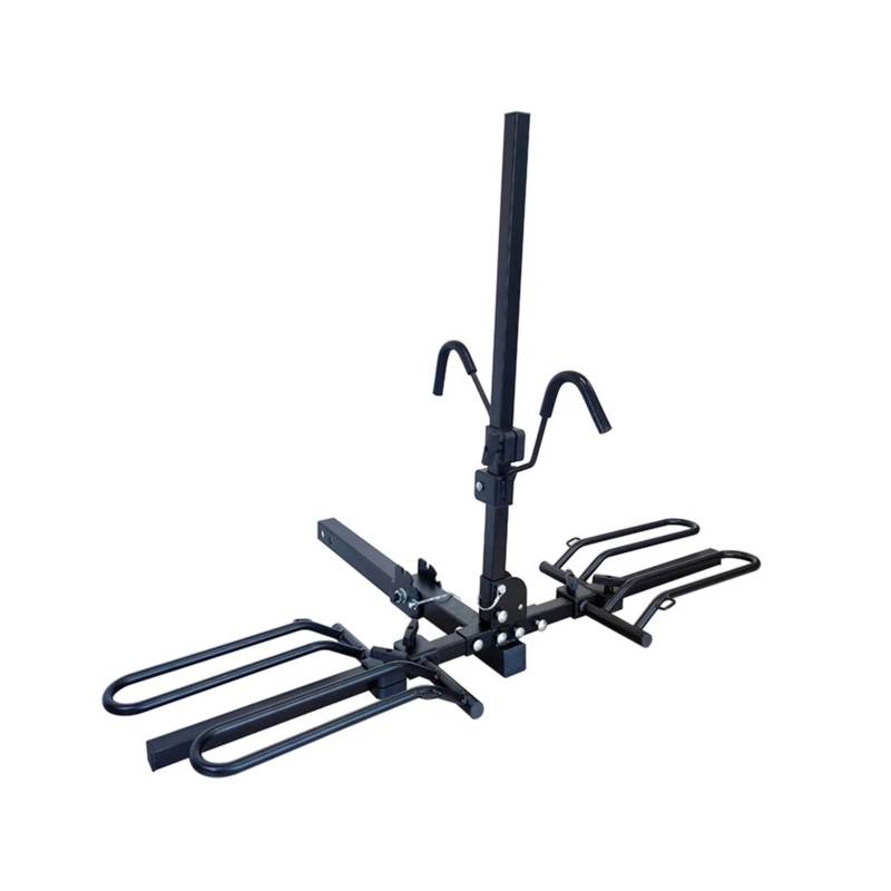 Dach Rack Gepäck Universelle anhängekupplung montierte plattform Modell Auto fahrradträger Halter Rack fit 2 Zoll Kupplung empfänger 2 fahrräder Racks Träger Auto(B) von OJTEMHBH