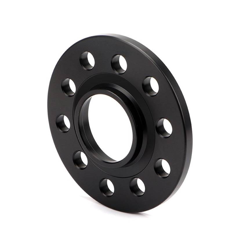 Distanzscheibe Räder Für Jeep Für Wrangler Auto 2 Stück 3/5/8/10/12/15mm Rad Spacer Adapter PCD 5x127/5x130 CB 71.6mm 5Lug Anzug Spürverbreiterungsatz(2PCS 12mm Black) von OJTEMHBH