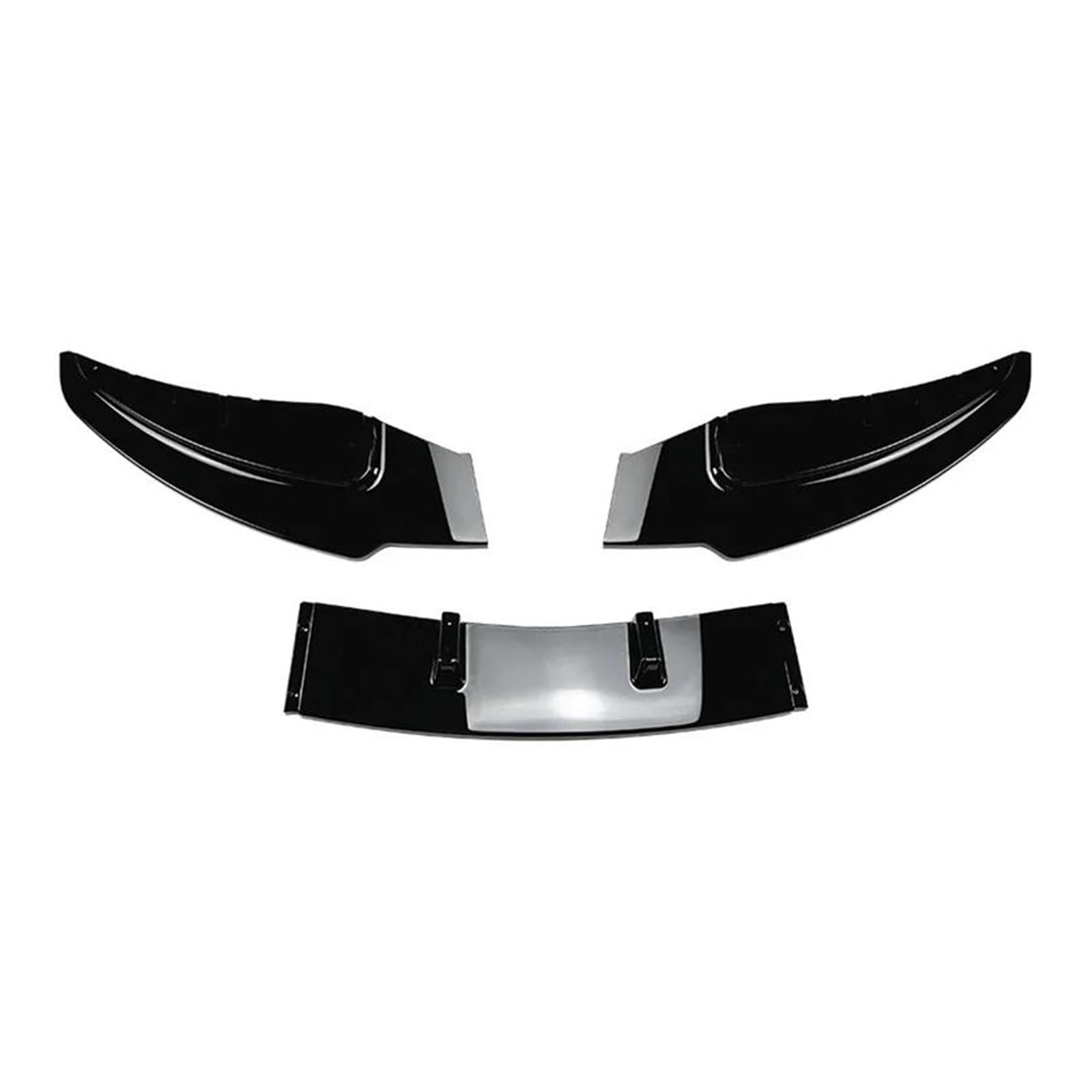 Frontstoßstange Spoiler Für 1 Serie E81 E82 E87 LCI 2008-2011 Glänzend Schwarz Basis Version Front Stoßstange Spoiler Lip Untere Körper Kit Splitter Klinge Auto Frontlippe Spoiler(Glossy Black) von OJTEMHBH