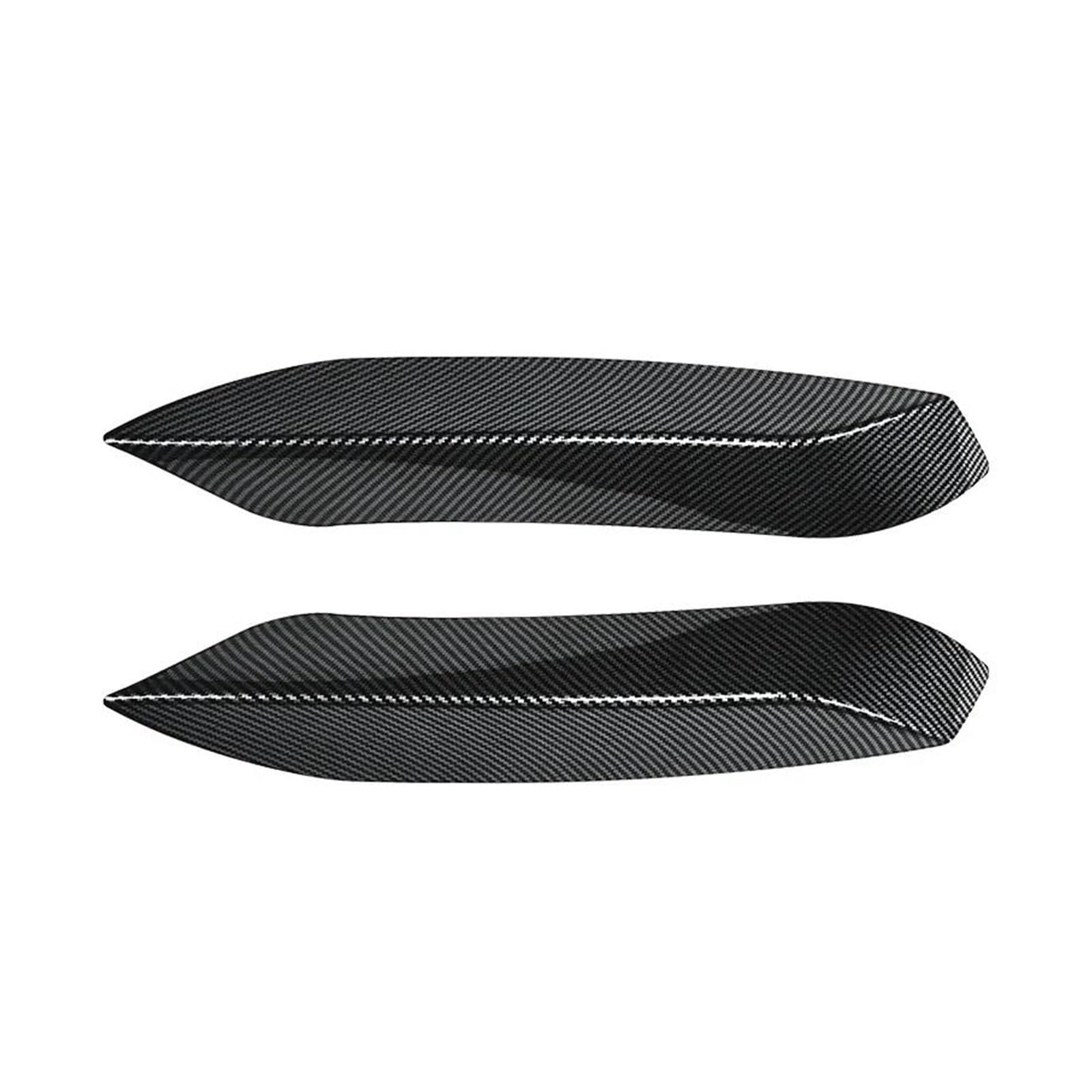 Frontstoßstange Spoiler Für 3 4 Serie Für M3 Für M4 F80 F81 F82 F83 2013-2018 Auto Front Stoßstange Lip Spoiler Splitter Stoßstange Canard Lip Splitter Body Kit Auto Frontlippe Spoiler(Carbon Look D) von OJTEMHBH