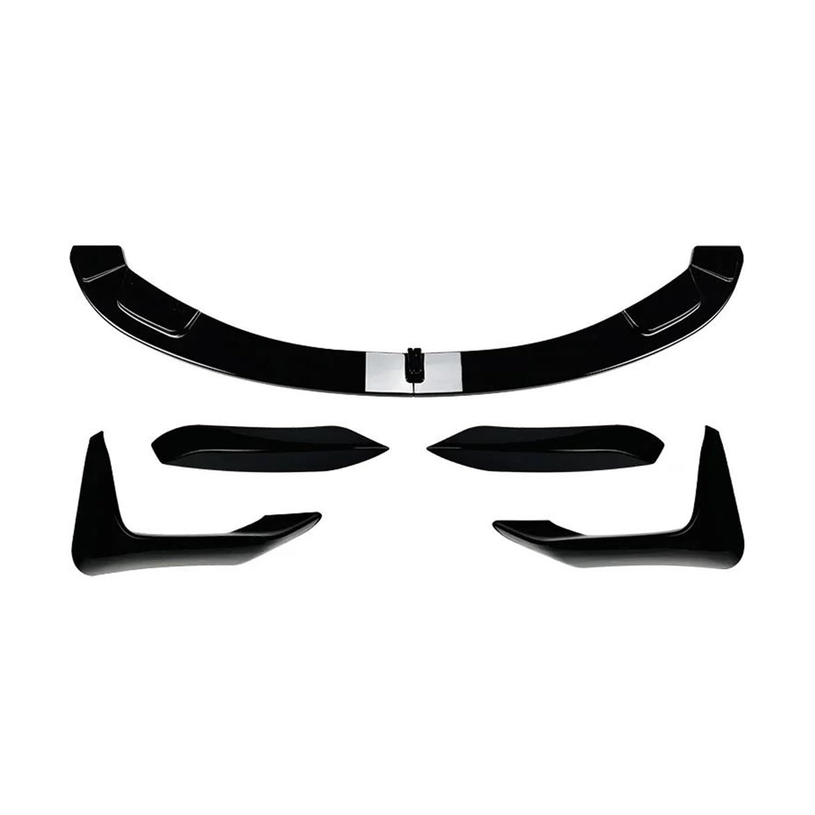 Frontstoßstange Spoiler Für 3 4 Serie Für M3 Für M4 F80 F81 F82 F83 2013-2018 Auto Front Stoßstange Lip Spoiler Splitter Stoßstange Canard Lip Splitter Body Kit Auto Frontlippe spoiler(Gloss Black Set von OJTEMHBH