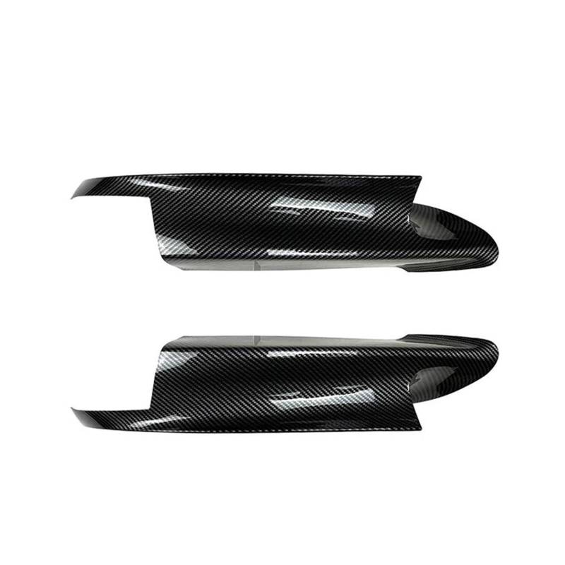 Frontstoßstange Spoiler Für 3 Serie E90 E91 E92 E93 Für M3 2006-2013 Glanz SCHWARZ Front Stoßstange Seite Splitter Abdeckung Nebel Lampe Intake Spoiler Lip Auto Frontlippe Spoiler(Carbon Black Look) von OJTEMHBH