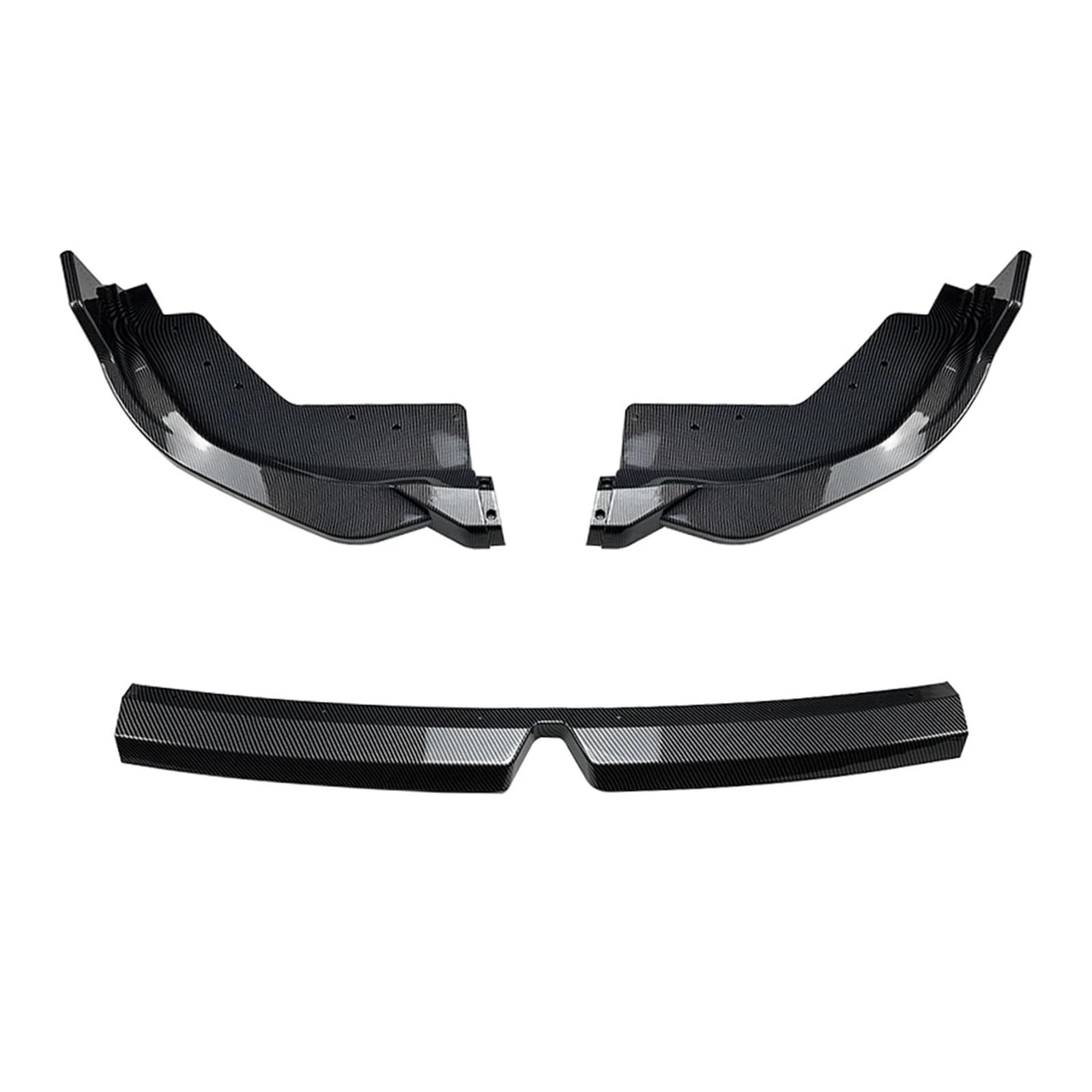 Frontstoßstange Spoiler Für 3 Serie G20 G21 LCI Sport 320i 325i 2023 + Front Stoßstange Spoiler Lippe Carbon Faser Aussehen/glanz Schwarz Unteren Splitter Klinge Auto Frontlippe spoiler(Carbon Fiber L von OJTEMHBH