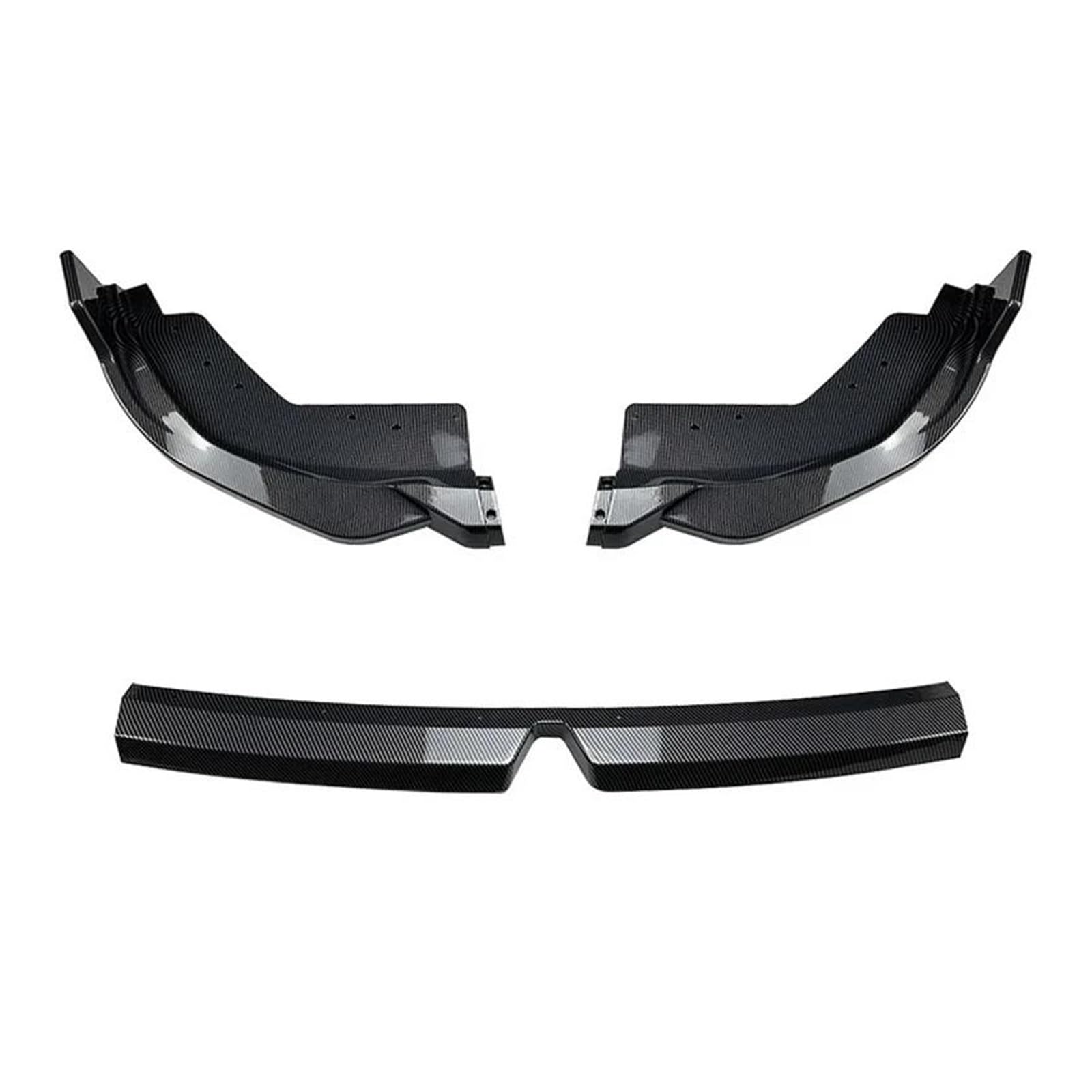 Frontstoßstange Spoiler Für 3 Serie G20 LCI Sport 320i 325i Front Stoßstange Spoiler Lippe Flügel Körper Kit Splitter Abdeckung Trim Protector Schutz Auto Frontlippe Spoiler(Carbon Look) von OJTEMHBH