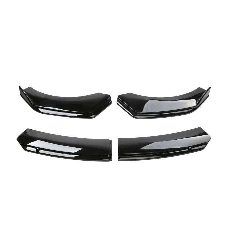 Frontstoßstange Spoiler Für A4 Für A5 Für A6 S4 S5 Auto Front Körper Stoßstange Spolier Lippe Kinn Diffusor Splitter Air Dam Kit Schutz Schutz Abdeckungen Auto Frontlippe Spoiler(Gloss Black) von OJTEMHBH