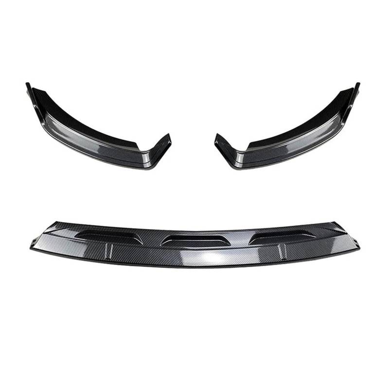 Frontstoßstange Spoiler Für Benz Für GLE Klasse W167 C167 GLE350 GLE450 GLE53 Für AMG Front Stoßstange Splitter Lip Spoiler Diffusor Schutz Körper Kit Abdeckung Auto Frontlippe Spoiler(Carbon Look) von OJTEMHBH