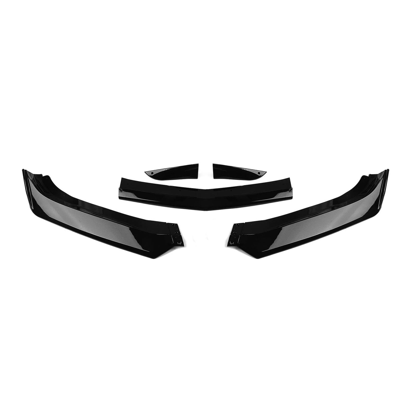 Frontstoßstange Spoiler Für Chevrolet Für Camaro SS LS LT RS 2016-2024 Frontspoilerlippe Carbon Fiber Look/Glanz Schwarz Unterer Splitterschutz Auto Frontlippe Spoiler(Glossy Black) von OJTEMHBH