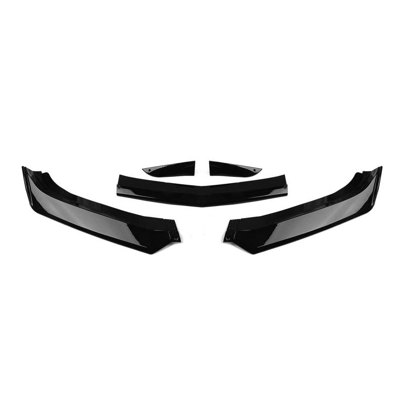 Frontstoßstange Spoiler Für Chevrolet Für Camaro SS LS LT RS 2016-2024 Frontspoilerlippe Carbon Fiber Look/Glanz Schwarz Unterer Splitterschutz Auto Frontlippe Spoiler(Glossy Black) von OJTEMHBH