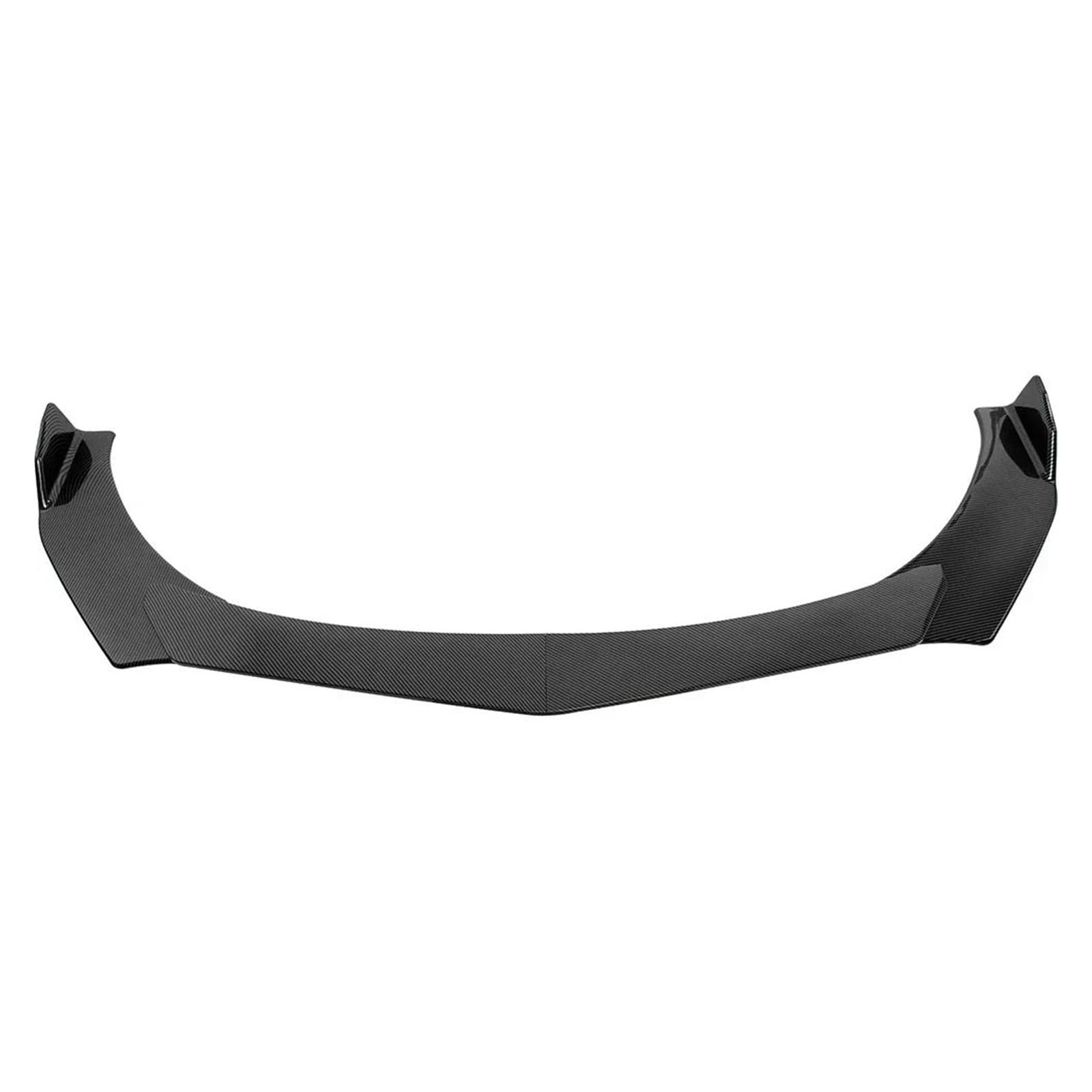 Frontstoßstange Spoiler Für Civic Für Focus Für Benz Für Mazda 4PC Universal Auto Front Lip Kinn Stoßstange Sopiler Flügel Body Kits Anti Scratch Auto Frontlippe Spoiler(Carbon Fiber) von OJTEMHBH