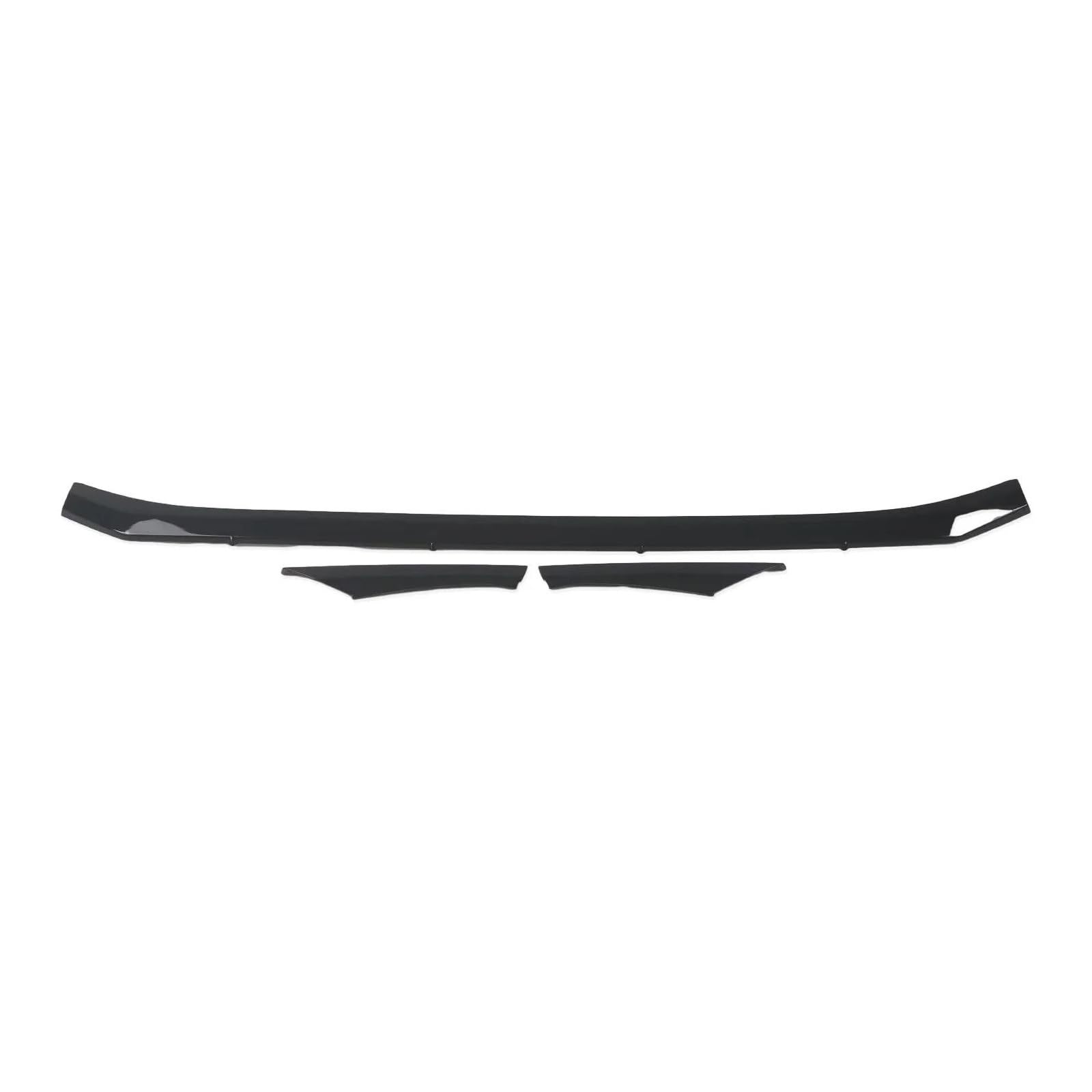 Frontstoßstange Spoiler Für Civic Sedan 11. 2022 2023 2024 Frontstoßstangenverkleidung Body Kit Spoiler Splitter Schutz Außenzubehör Auto-Styling Auto Frontlippe Spoiler(Black Color) von OJTEMHBH